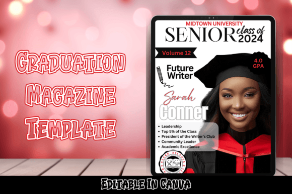 Celebrate Milestones: Stylish Graduation Magazine Templates