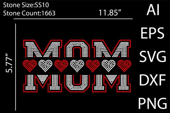 Creating Custom Rhinestone Projects with Mom Templates