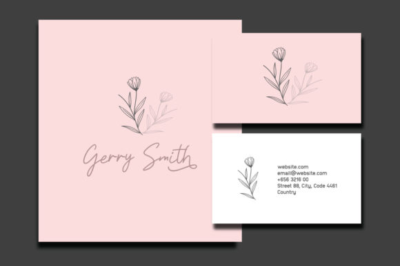 Design a Memorable Brand: Floral Logo & Business Card Templates