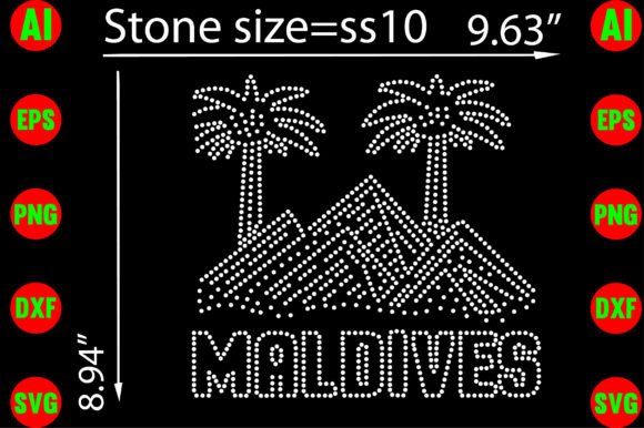 Maldives Rhinestone Templates: Your Instant Sparkle Solution