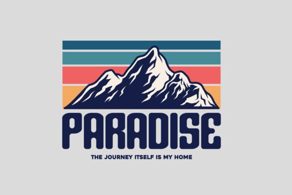 Paradise T-shirt Design Templates: Aesthetic Quotes for Streetwear
