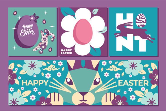 Spring Into Style: 3 Templates and 1 Banner for Easter Day