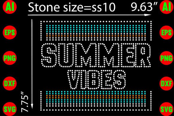 Summer Vibes Rhinestone Templates: Your Next Design Staple