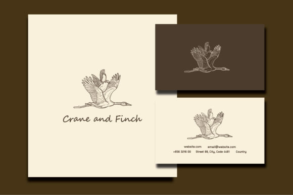 Two Bird Logo & Business Card Templates: A Complete Branding Kit